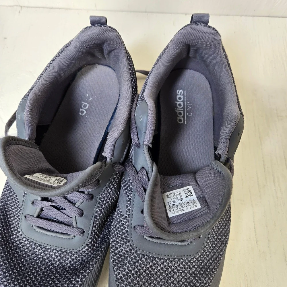 Adidas Cloudfoam Men's Versatile Grey Mesh Running Sneakers ART DB1454 Size 10.5